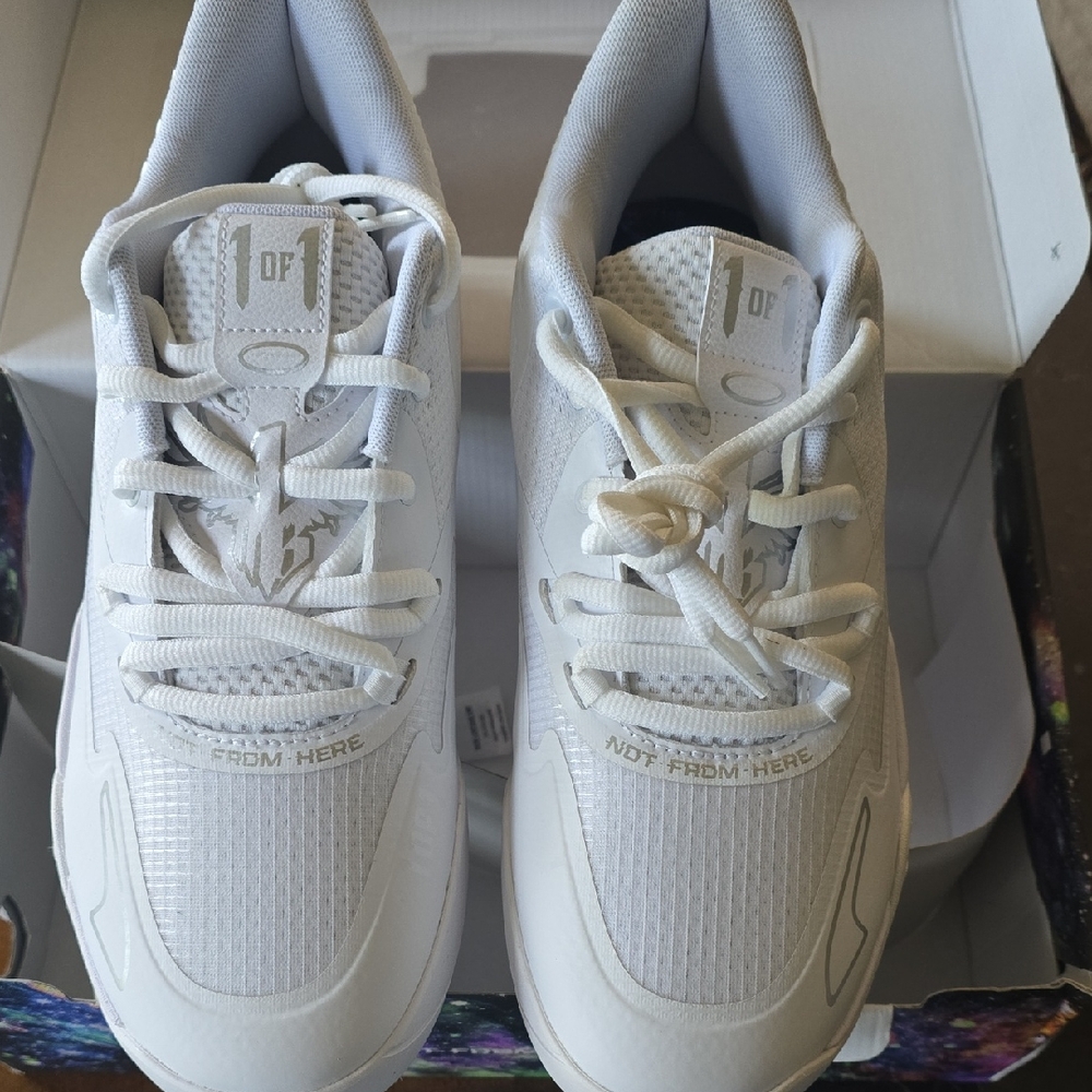 Puma Kids White Sneakers